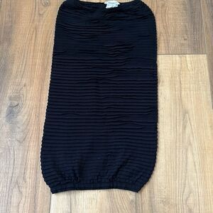 BCBGeneration Midi Skirt Womens Small Black Stretchy Bodycon Pencil
